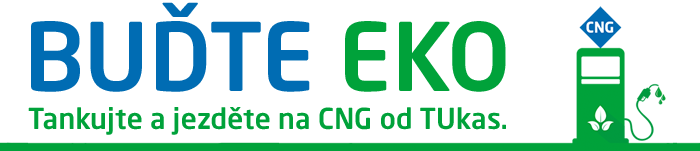 CNG - buďte eko. Tankujte a jezděte na CNG od TUkas
