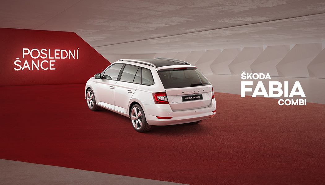<small><small><small>POSLEDNÍ ŠANCE ZÍSKAT VŮZ</small></small></small><br> ŠKODA FABIA COMBI TOUR